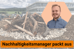 Nachhaltigkeitsmanager Vincent spricht über die ersten Schritte im Biodiversitätsmanagements seines Unternehmens